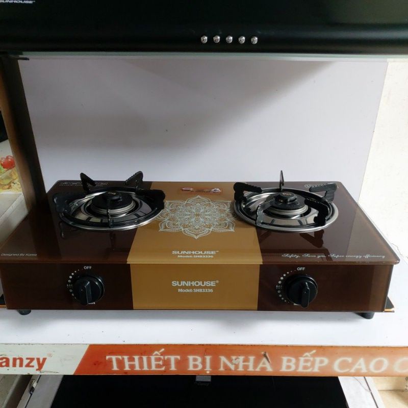 Bếp Gas Đôi Dương Kính SUNHOUSE SHB3336