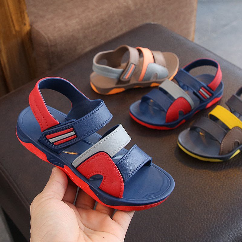 Dép sandal đế mềm chống thấm nước đi học cho bé trai  2-15 tuổi-  Mẫu hót 2021( Size 26-35) Mã S16