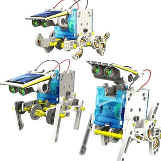 Bộ Đồ Chơi Lắp Ráp Robot Năng Lượng Mặt Trời 13 Trong 1
