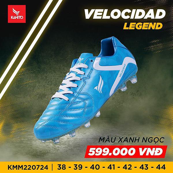 Giày Kamito Velocidad FG - giày đá banh sân cỏ tự nhiên ,nhẹ,ôm chân, bền đẹp - hàng phân phối chính hãng