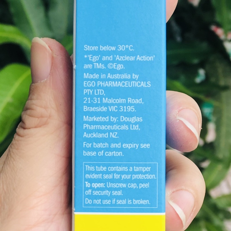 Kem giảm mụn, mờ thâm Azclear với 20% Azelaic Acid