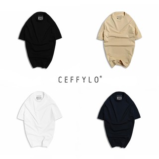 Áo Phông Cotton CEFFYLO Ôm Nhẹ Tôn Dáng, Chất Vải Mát Co Giãn - POLIDO