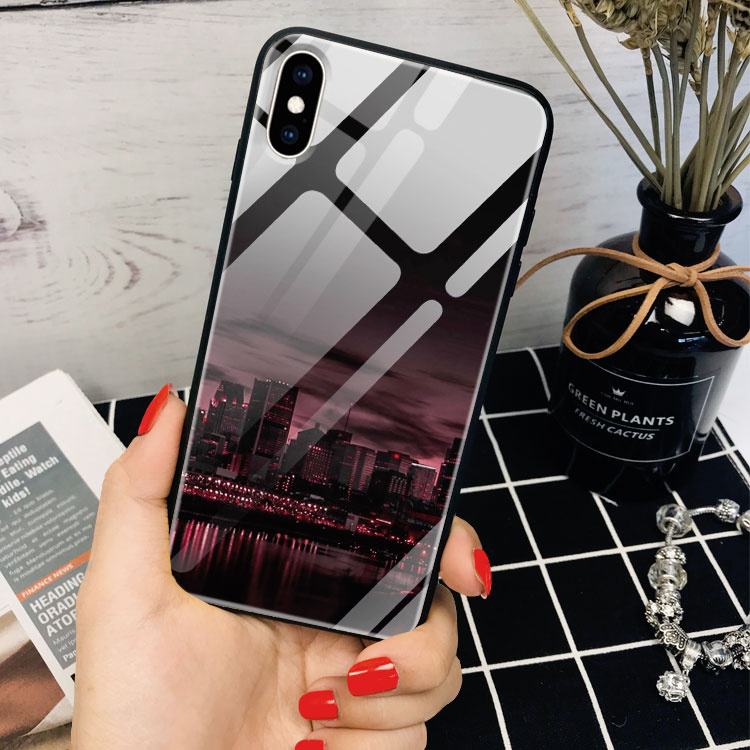 Ốp Lưng Ip 7 Plus Hình Landscapes Thành Phố Đẹp Quý Phái CASEDOME Cho Iphone 11/12/6/6S/7/7Plus/8/Plus/X/Xr/Xs