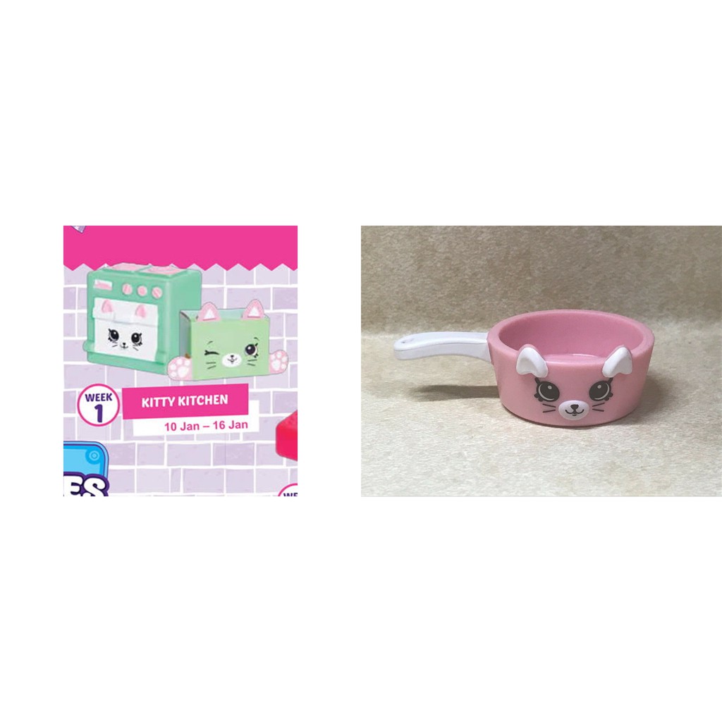 Đồ chơi Mc Donald's Happy Meal - Shopkins Toys from 2018 )