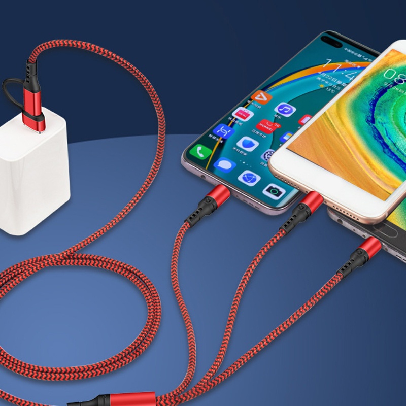 Dây Cáp Sạc Nhanh 200cm USB 3 1 Type C Sang Micro USB 8Pin PD Chuyên Dụng Cho Điện Thoại Di Động