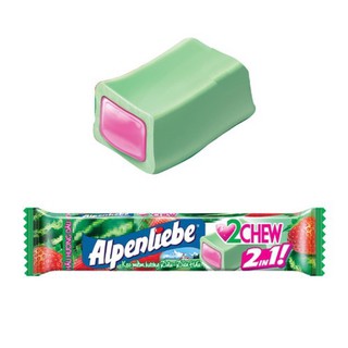 KẸO MỀM ALPENLIEBE 2 CHEW DÂU DƯA HẤU/ DÂU/ NHO 24,5G