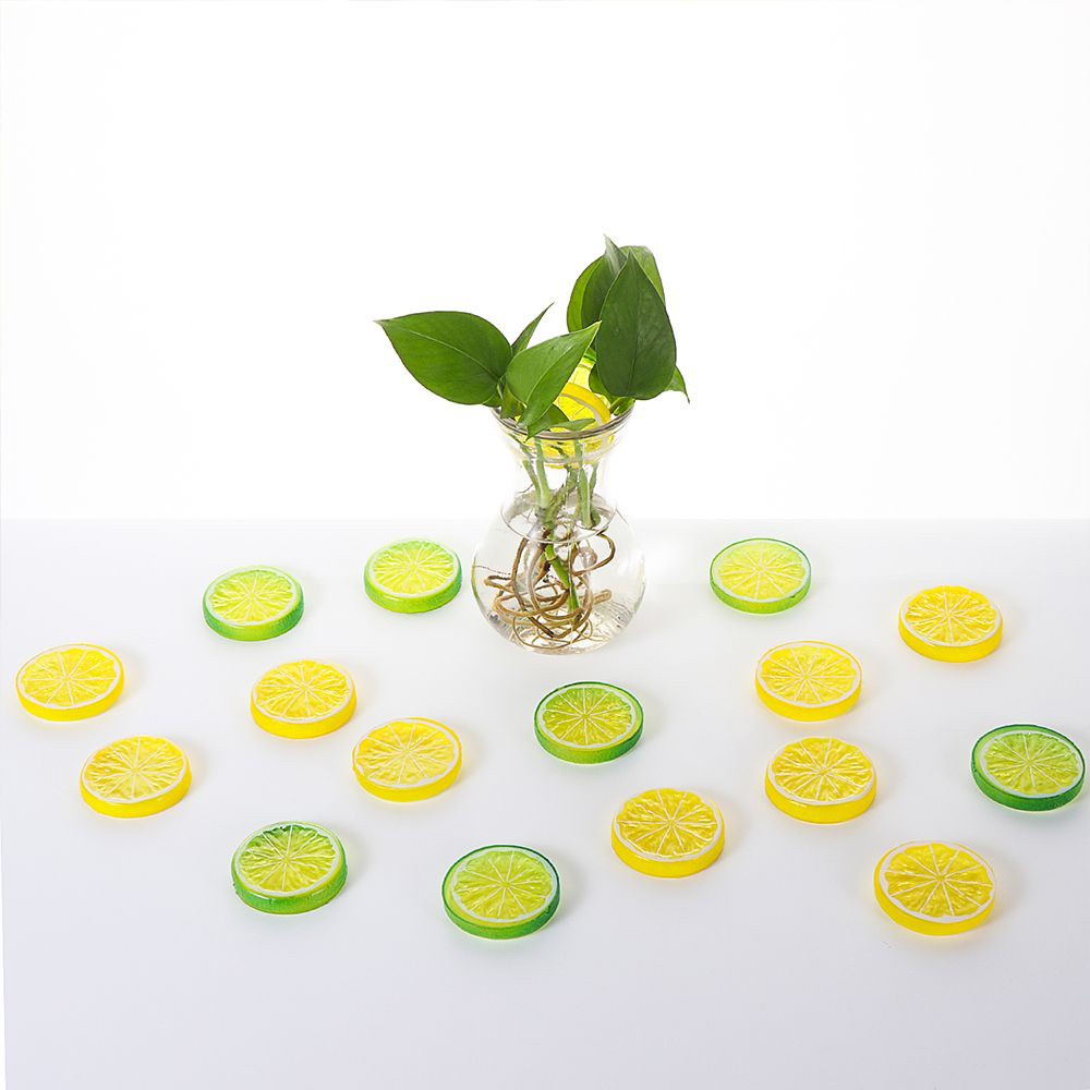 CONOPERY Mô Hình Lát Chanh Nhân Tạo Bằng Pvc Nhiều Màu Dùng Trang Trí Nhà Bếp / Làm Đạo Cụ Chụp Ảnh