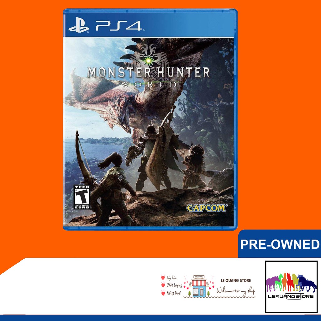 Đĩa game PS4: Monster Hunter World