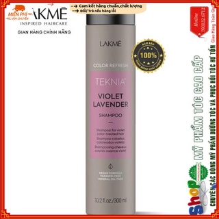 ✅LAKME_SPAIN_Dầu gội dành cho tóc nhuộm màu tím LAKME TEKNIA 300ML New 2020