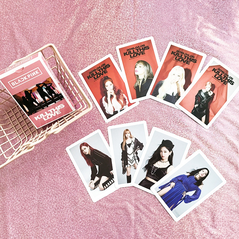 54pcs/set BlackPink Lomo Cards K-pop Photocard Lomo Card JISOO JENNIE ROSÉ LISA