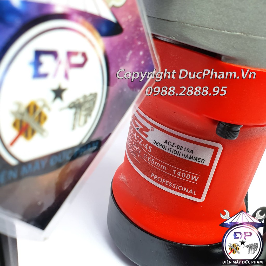 Máy đục bê tông 17 ly ACZ 0810A, đục bê tông 17mm.