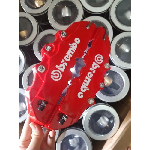 heo brembo ốp phanh gắn xe ô tô bộ 2 chiếc trang trí bên ngoài ô tô lazang 13-19 inch