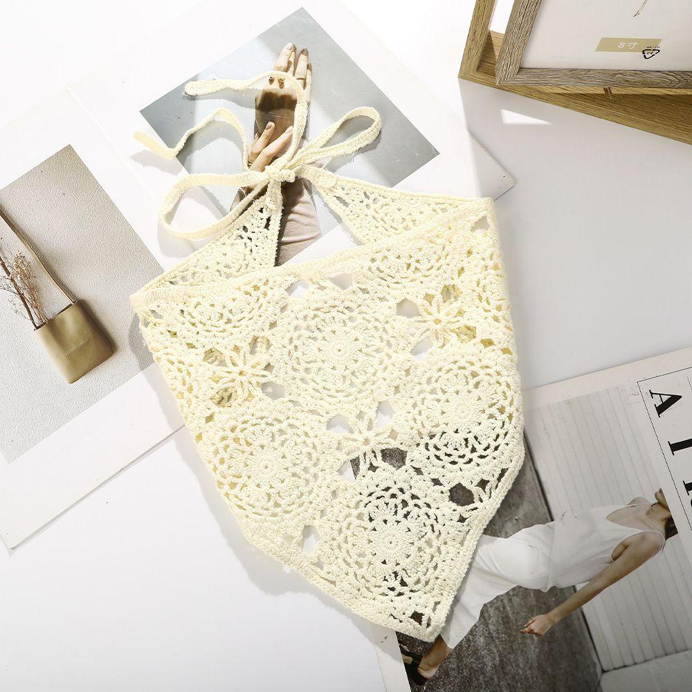 Băng Đô Dệt Kim Hình Tam Giác Họa Tiết Hoa Phong Cách Bohemian Thời Trang Mùa Hè Cho Nữ