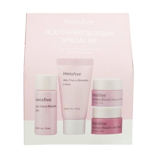 Trọn bộ dưỡng sáng da và cấp ẩm Innisfree Jeju Cherry Blossom Special Kit