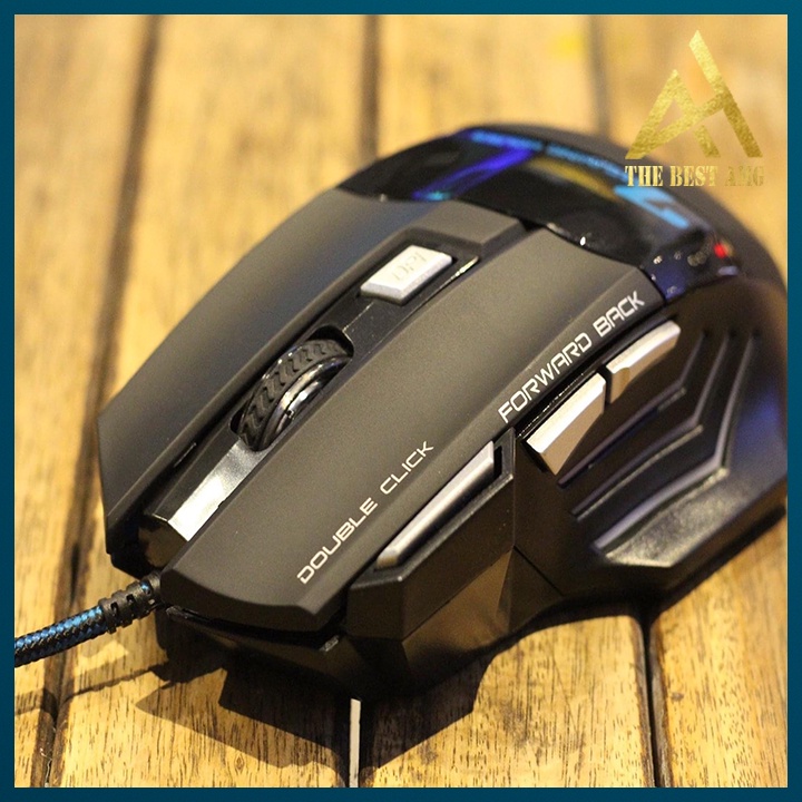 Chuột Máy Tính Gaming Đèn LED 7 Màu Có Dây IMICE X7 Chuột PC Laptop Mouse Chuyên Game Văn Phòng Làm Việc