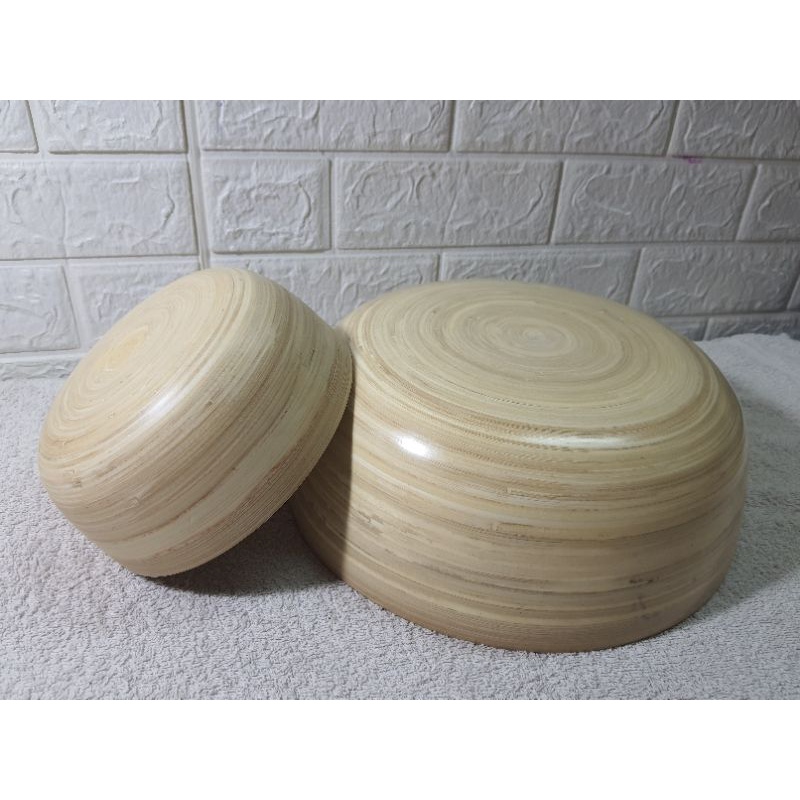 Bát ngâm tay làm bằng tre dành cho tiệm nail. Rộng 15cm sâu 7cm.