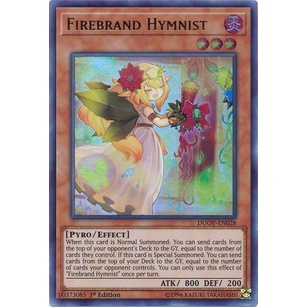 Thẻ bài Yugioh - TCG - Firebrand Hymnist / DUOV-EN028'