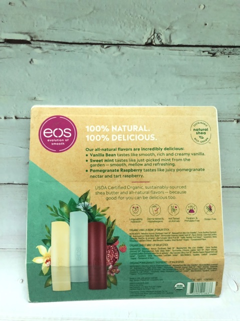 Son dưỡng EOS 100% Organic dạng thỏi ( có bill Mỹ )