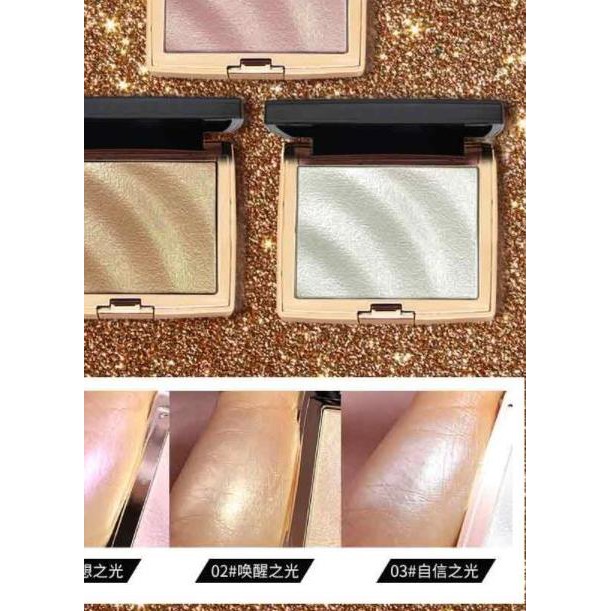 ➩ Bảng phấn bắt sáng Hojo màu nhũ lấp lánh - 01 màu hồng ❄