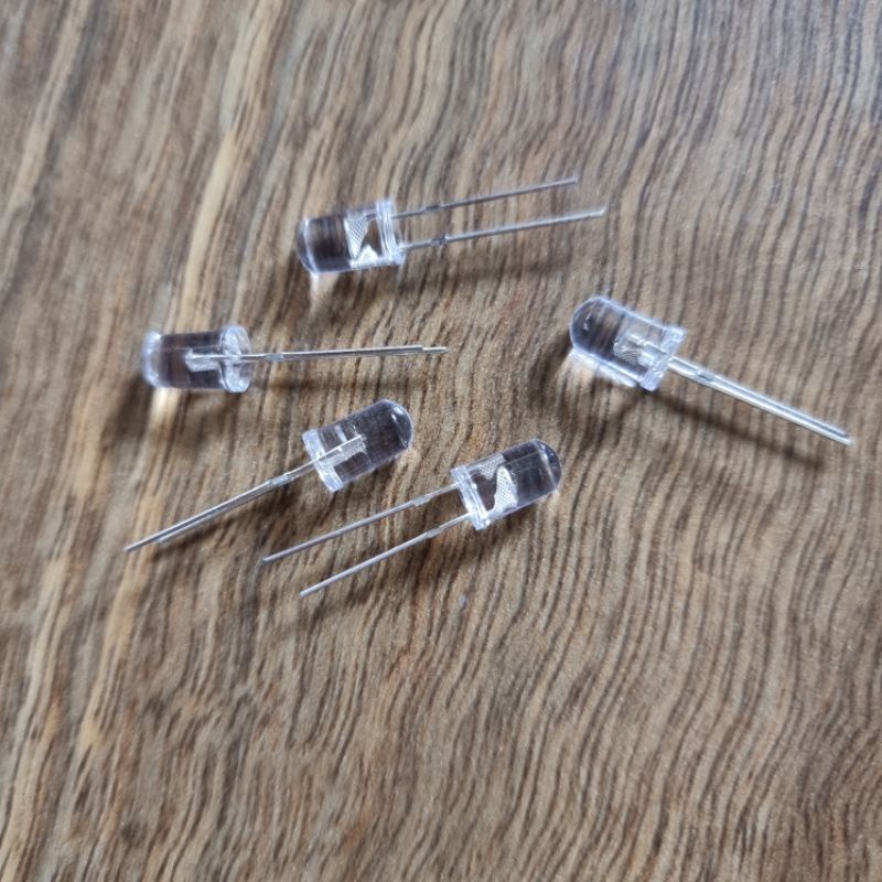 5 đèn led 5mm nhấp nháy 2 màu xanh đỏ