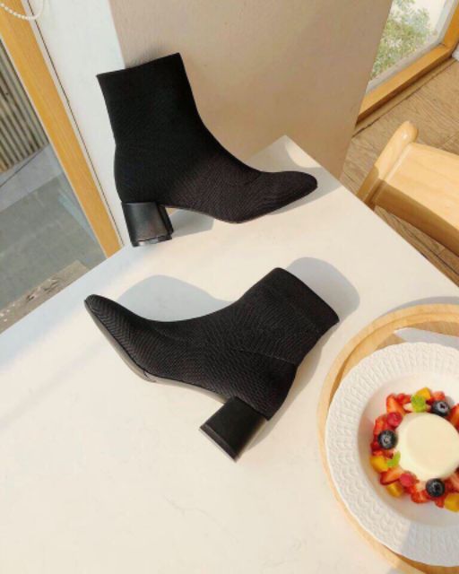 [Hàng đẹp] Giày boots cao cấp chất co dãn đi ôm chân | BigBuy360 - bigbuy360.vn