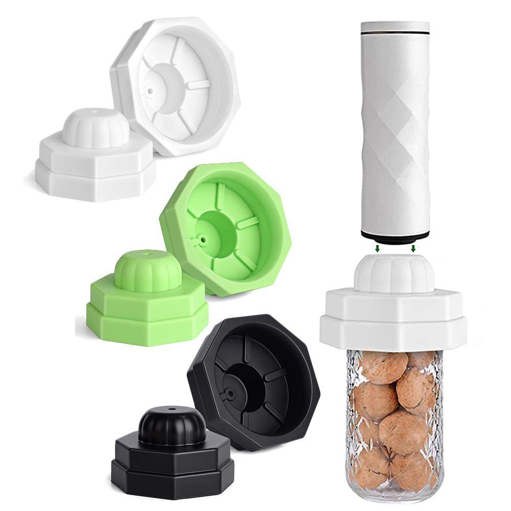 Set 2 Nắp Đậy Lọ Chân Không Bằng Silicone Thông Dụng