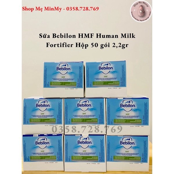 [CÓ SẴN] Sữa Bebilon HMF dành cho bé sinh non hộp 50 gói 1gr (Human Milk Fortifier)