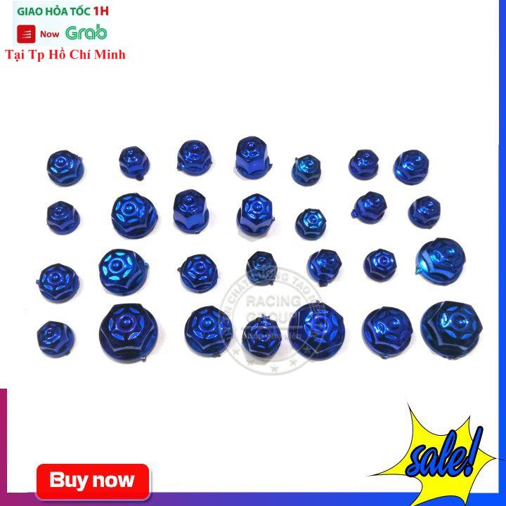 Chụp Ốc Cho Xe Máy ( Màu Xanh Dương )