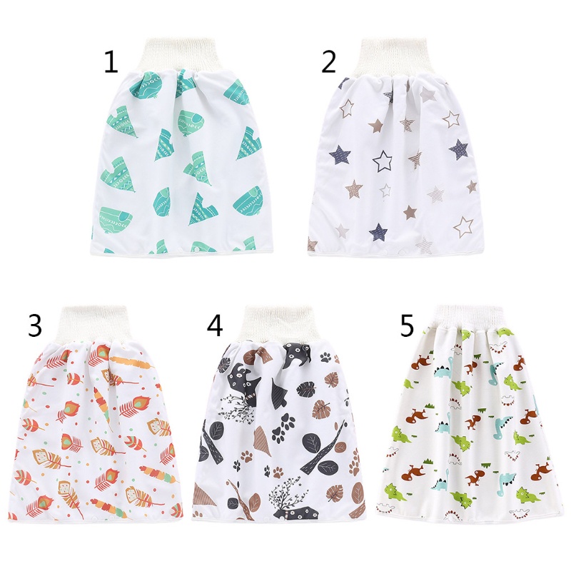 Quần Tã Lót Dạng Váy Chống Thấm Nước Giặt Được Thoải Mái Tiện Lợi Dành Cho Em Bé