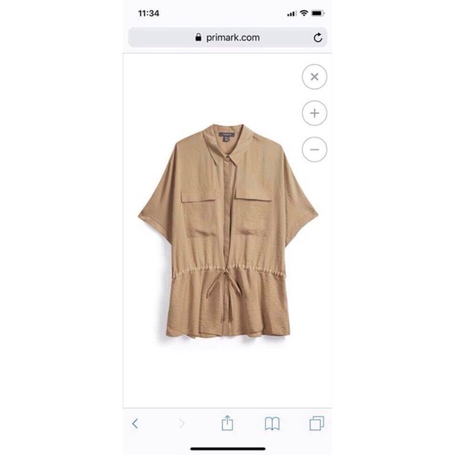 Áo sơ mi nữ 2 màu primark dư xịn