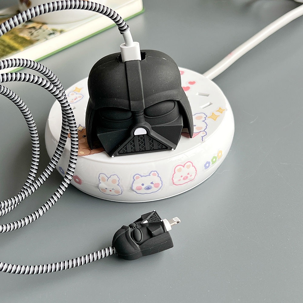 Vỏ Bọc Bảo Vệ Dây Cáp Sạc Nhanh 20W Kiểu Hoạt Hình Dễ Thương Cho Iphone 13