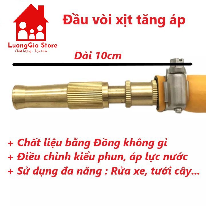 Đầu Vòi Xịt Tăng Áp Mini Đa Năng