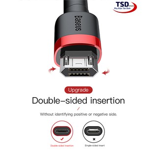 Cáp Sạc Nhanh Baseus Cafule Cổng Micro USB Dài 2 Mét