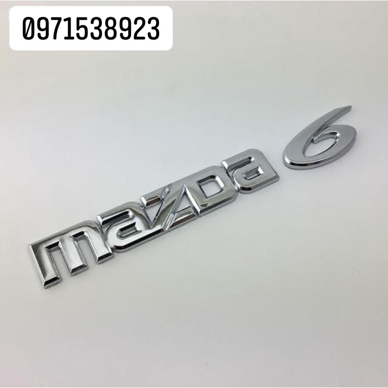 Logo MAZDA 323, 2, 3, 6 dán thân xe hàng cao cấp