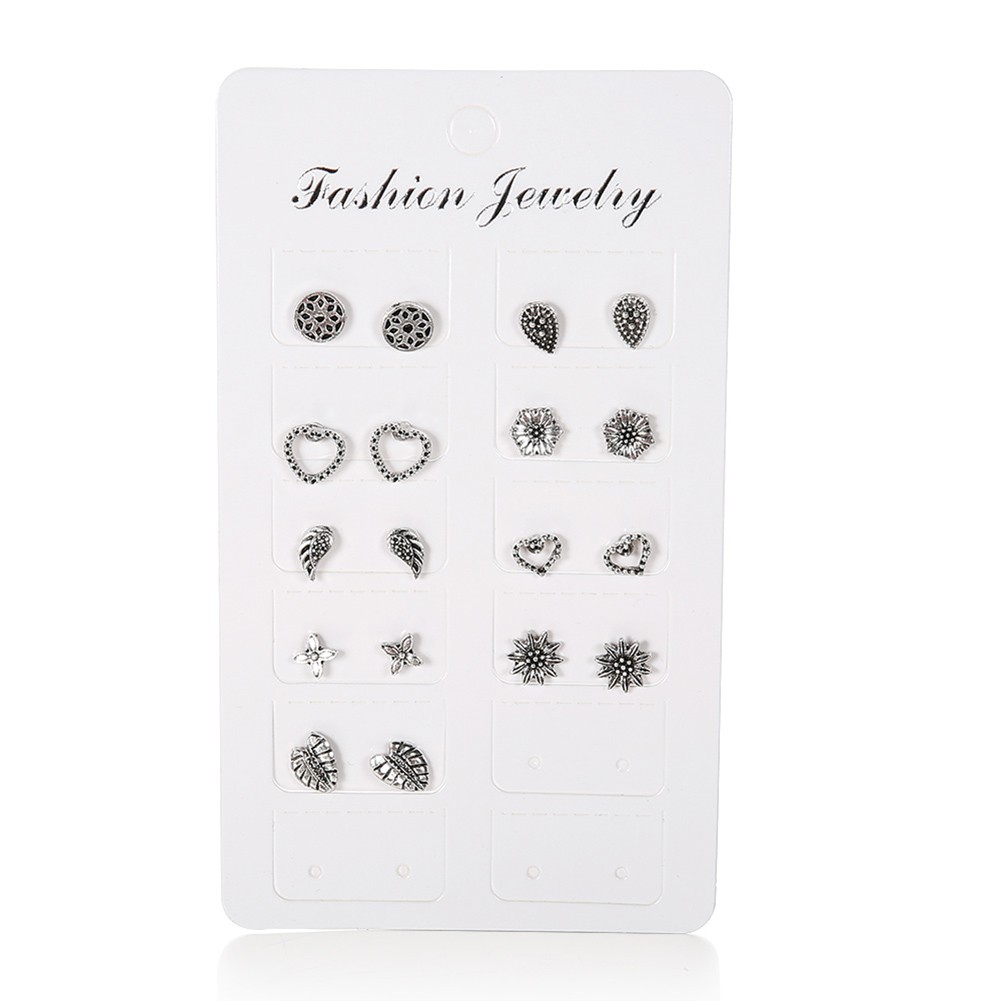 Set 9 Đôi Khuyên Tai Phong Cách Bohemian Cổ Điển Dành Cho Nữ