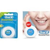 Chỉ nha khoa ORAL-B - Esential‪ Floss Waxed Dental Floss​ 50m