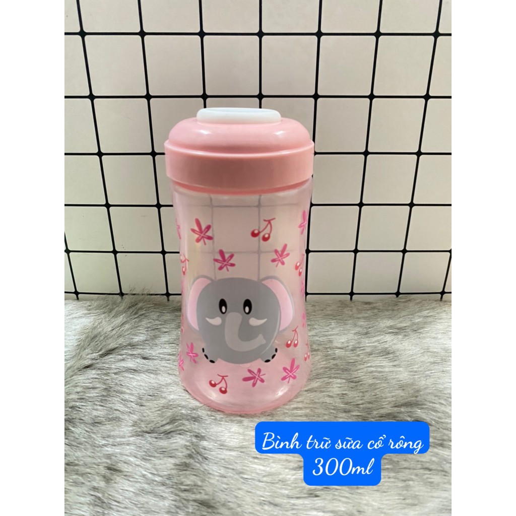 Bình trữ sữa cổ rộng Upass 300ml Thái Lan UP0148