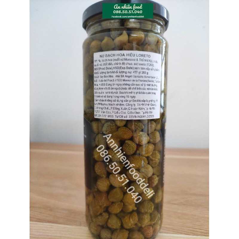 Nụ Bạch Hoa Capers Loreto 450 GM