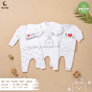 Sale bộ sơ sinh cài chéo little love
