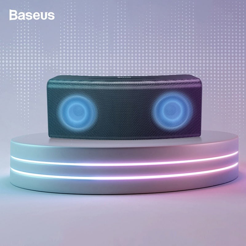 Loa Bluetooth V5.0 Baseus E08 dung lượng pin 1500mAh khoảng cách 10m âm thanh chuẩn 3D Steoreo cho iPhone/iPad/Samsung