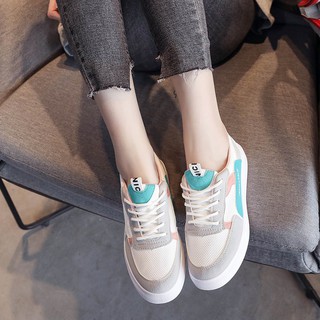 Giày sneaker nữ da lộn giá rẻ Hàn Quốc Order
