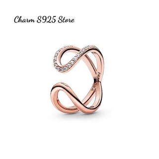 NHẪN ĐEO TAY PAN ALE ROSE GOLD VÔ CỰC ĐÍNH ĐÁ HÀNG CAO CẤP