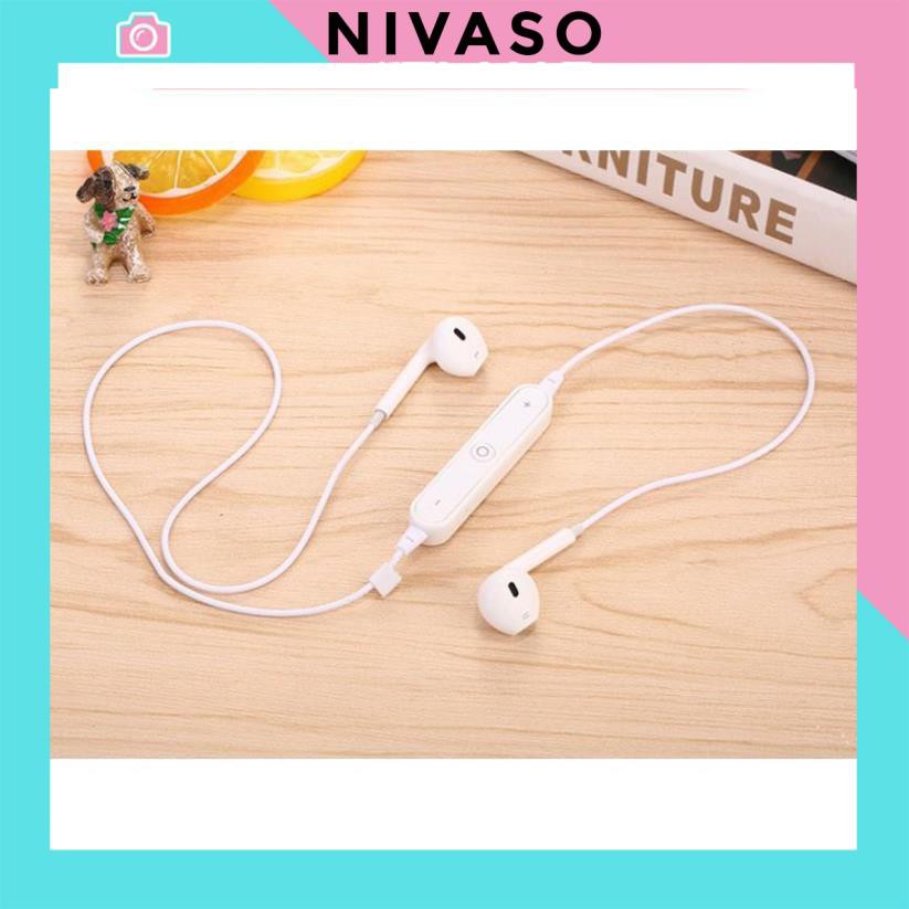 Tai nghe Bluetooth Sports headset S6 không dây thể thao NIVASO