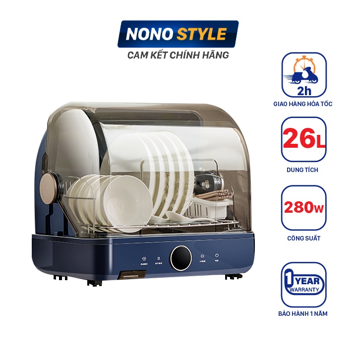 Máy Sấy Khử Trùng Chén Đĩa Hanze HZ-B26PA, Bảo Hành 12 Tháng