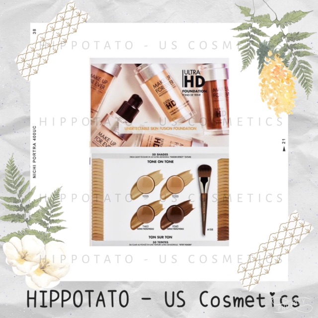 🌸 Make Up For Ever MUFE Ultra HD Foundation - Kem nền - Sample