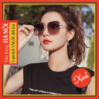 Kính chống bụi nữ kiểu nhỏ xinh phong cách cổ điển chống nắng bụi chống tia UV K1001