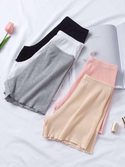 ( Anannshop ) Quần Mặc Váy Gân Tăm Xinh Xắn 412