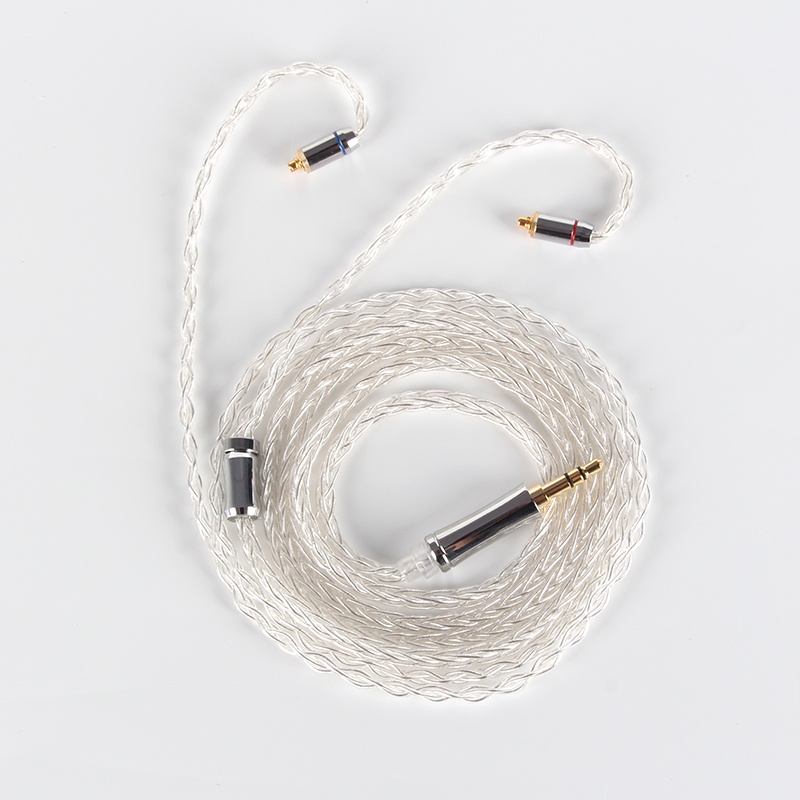 Dây Cáp Tai Nghe 4 Sợi 4N Màu Bạc Nguyên Chất Chất Lượng Cao