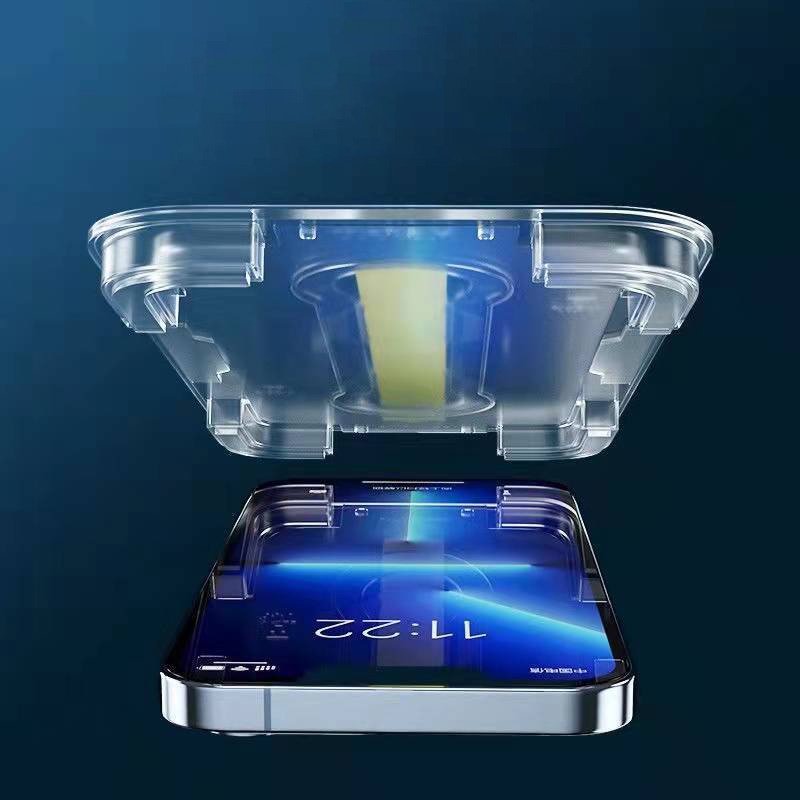 Kính Cường Lực Chống Bụi & Dấu Vân Tay Cho iPhone 13 12 Mini 11 Pro Xs Max XR 14Pro 14max 14Promax