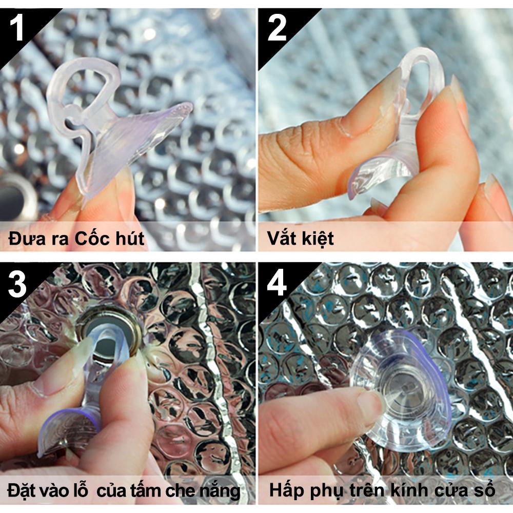 tấm che nắng xe ô tô, Tấm che chống nắng phản quang cho kính trước ô tô,xe tải gấp gọn cỡ lớn 125x60cm [ZYB1001-6]